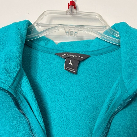 Blue Eddie Bauer Fleece Sweater - Picture 2 of 7